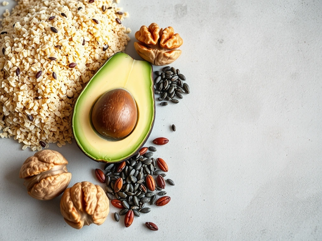 Ingrédients bruts pour plan nutritionnel